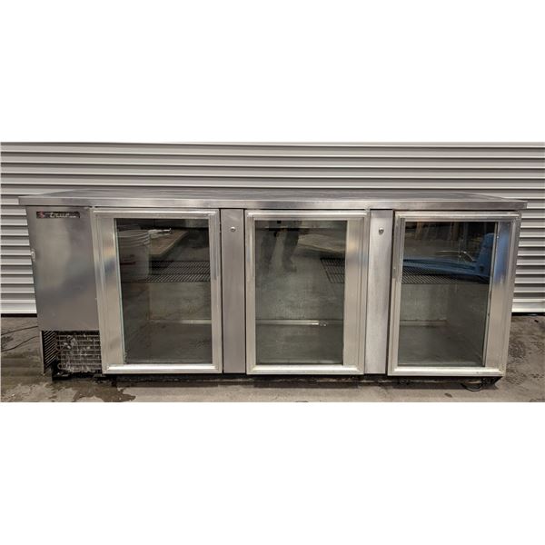 True TBB-4G-S 90" Three Door Back Bar Cooler