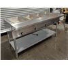 Image 2 : Eagle DHT4-208 63" Hot Food Table W/4 Wells