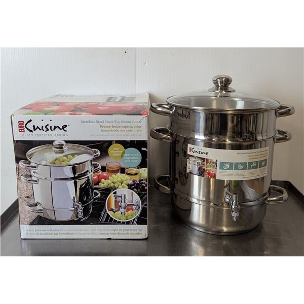 Furo Cuisine Stainless Steel Stove Steam Juicer