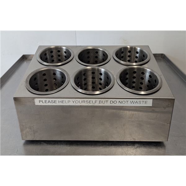 6 Compartment Flatware Holder