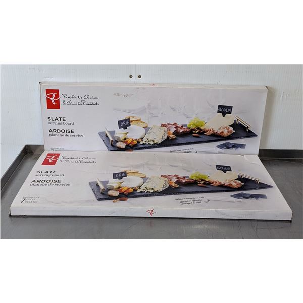 PC Slate Serving Board - Lot of 2