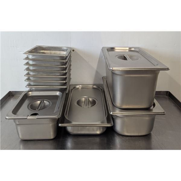 Various Sizes of Stainless Steel Inserts - Lot of 16pcs