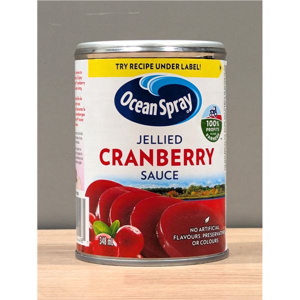 Ocean Spray Jellied Cranberry Sauce, 348mL - Lot of 24