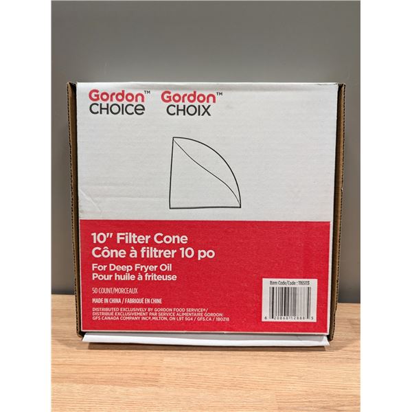 Gordon Choice 10" Filter Cone - Lot of 50 ( 1 case )