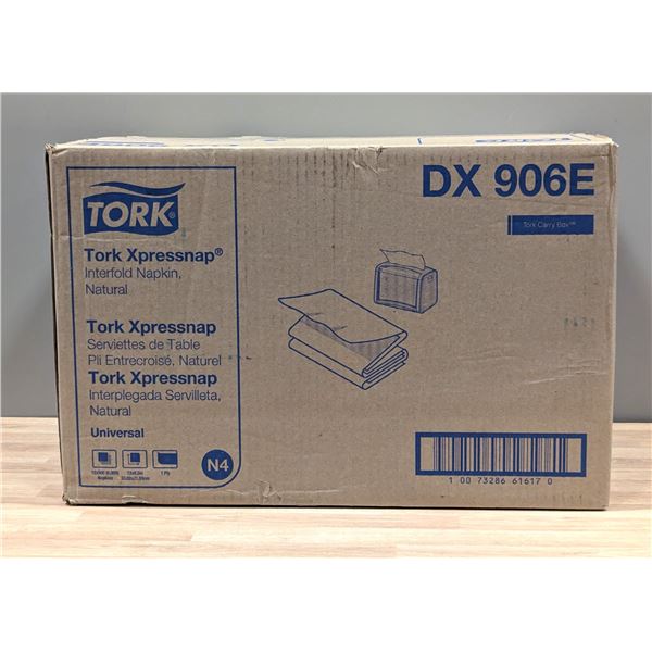 Tork Interfold Napkin Natural, DX 906E, 500 Sheet - Lot of 12 ( 1 Case )