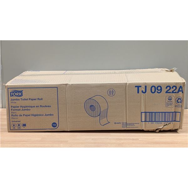 Tork Jumbo Toilet Paper Roll, White, 1000ft, TJ0922A - Lot of 12 ( 1 Case )