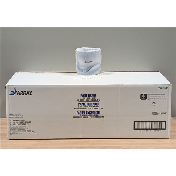 Array Bath Tissue, Soft White, TM6130GF - Lot of 48rolls ( 1 Case )