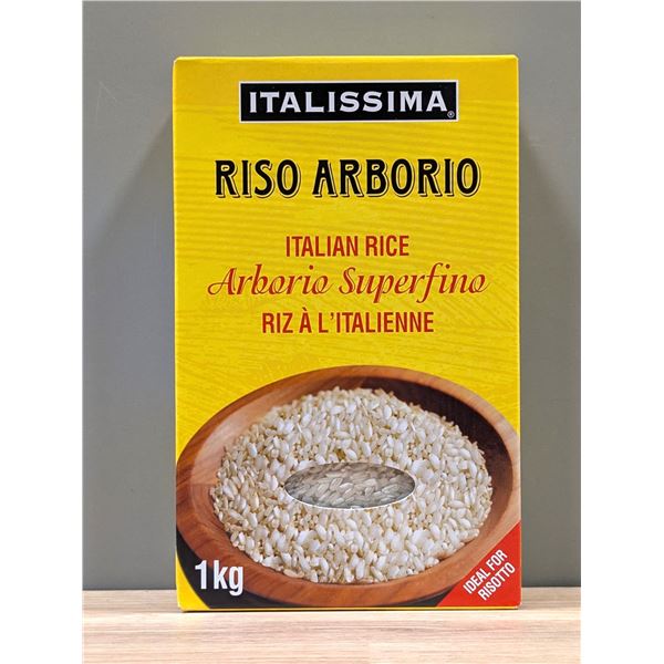 Italissima Riso Arborio Italian Rice, 1Kg - Lot of 10