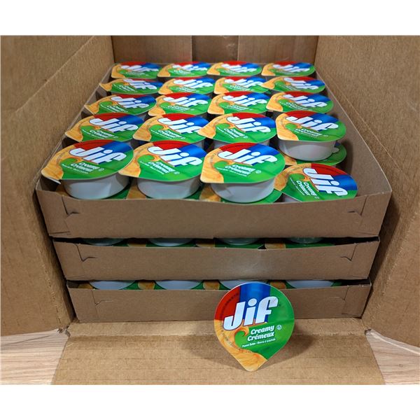 Jif Creamy Peanut Butter 18g Individual Cups - Lot of 60