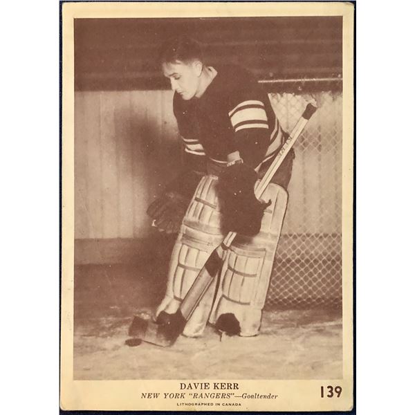 1940-41 O-PEE-CHEE V301-2 DAVIE KERR
