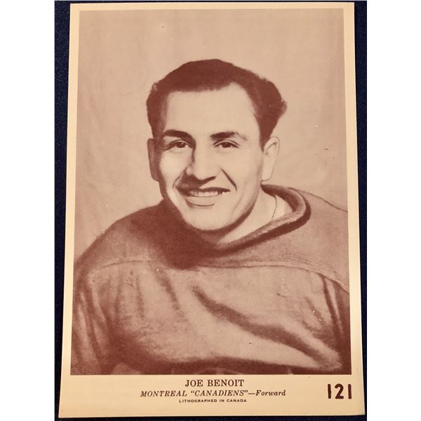 1940-41 O-PEE-CHEE V301-2 JOE BENOIT ROOKIE CARD