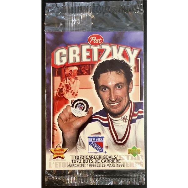 1999 UPPER DECK POST CEREAL WAYNE GRETZKY (HOF) SEALED PACK