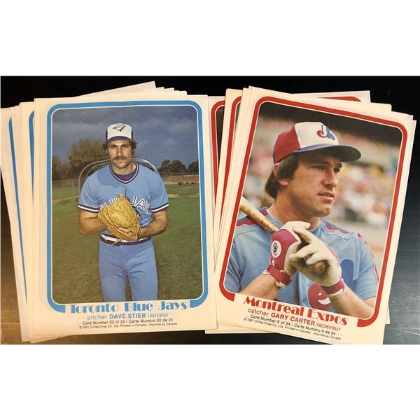 1981 O-PEE-CHEE BASEBALL POSTER SET