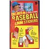 Image 1 : 1982 O-PEE-CHEE BASEBALL STICKERS - SEALED BOX
