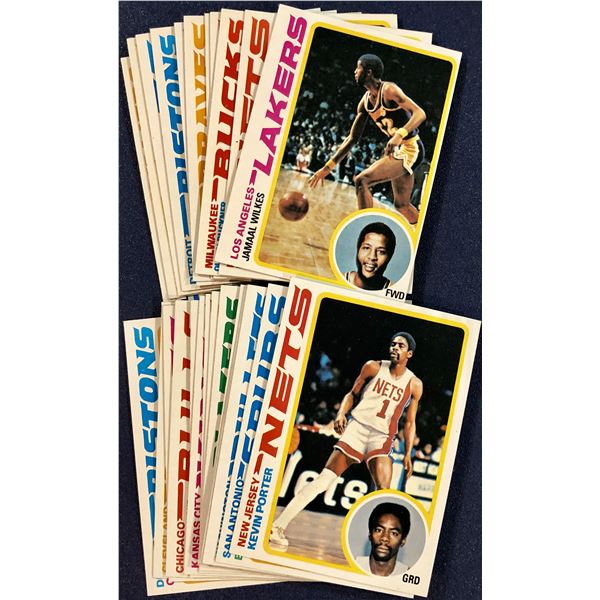 1978-79 TOPPS NBA COLLECTION - 25 CARDS