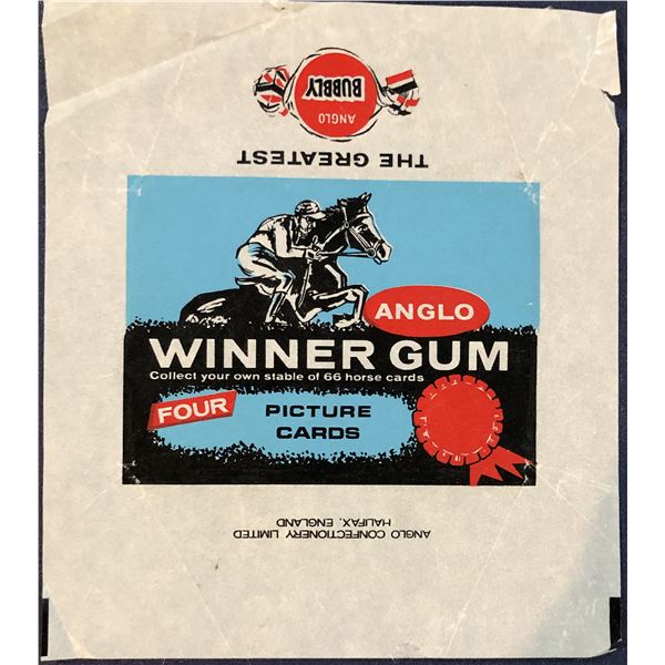 1966 ANGLO WINNER GUM HORSE WRAPPER