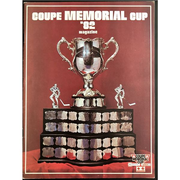 1982 MEMORIAL CUP GAME PROGRAM