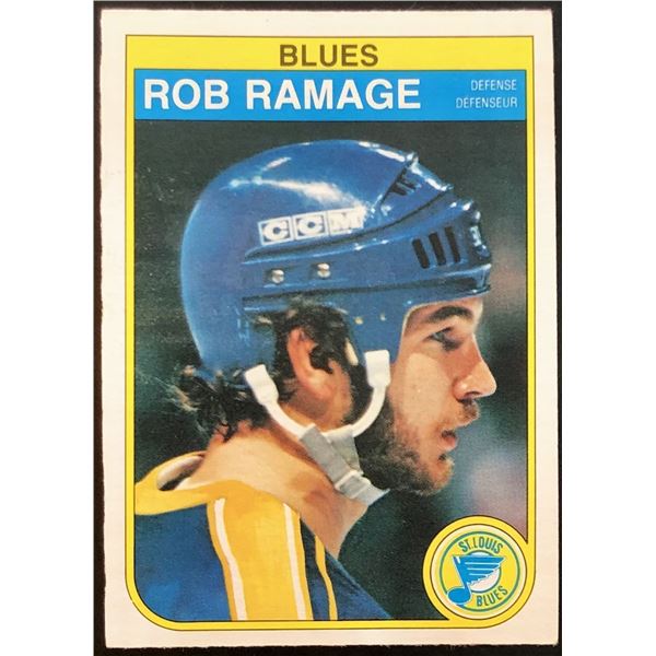 1982-83 O-PEE-CHEE ROB RAMAGE