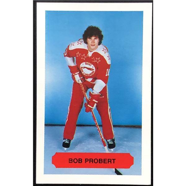 1984-85 BOB PROBERT JUNIOR HOCKEY POLICE CARD
