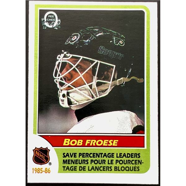1986-87 O-PEE-CHEE BOB FROESE