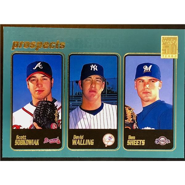 2001 TOPPS BEN SHEETS ROOKIE CARD