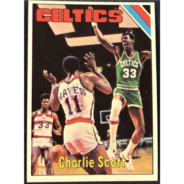 1975-76 TOPPS CHARLIE SCOTT (HOF)
