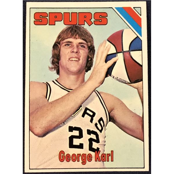1975-76 TOPPS GEORGE KARL (HOF)