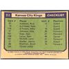 Image 2 : 1975-76 TOPPS KANSAS CITY KINGS