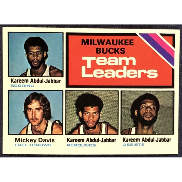 1975-76 TOPPS KAREEM ABDUL-JABBAR (HOF)