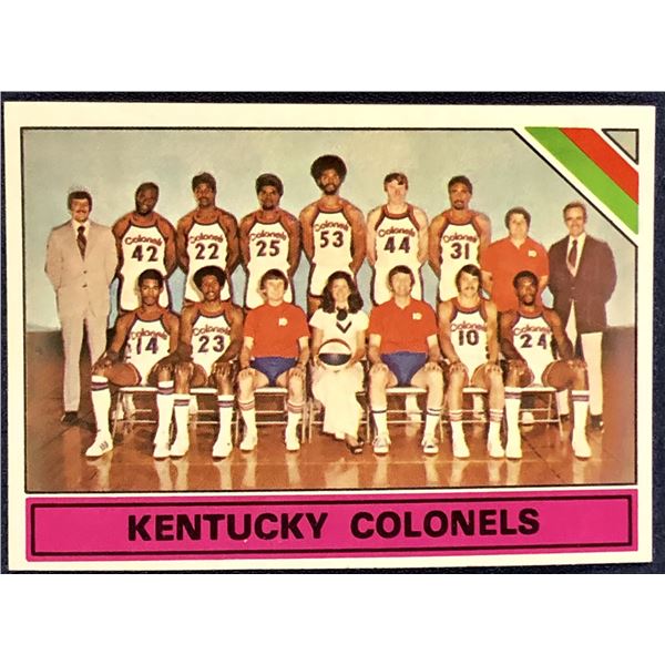 1975-76 TOPPS KENTUCKY COLONELS