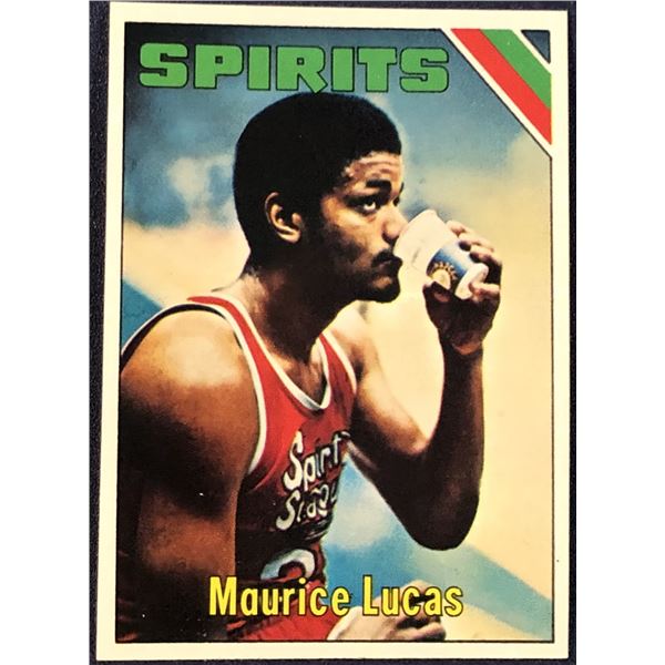 1975-76 TOPPS MAURICE LUCAS ROOKIE CARD
