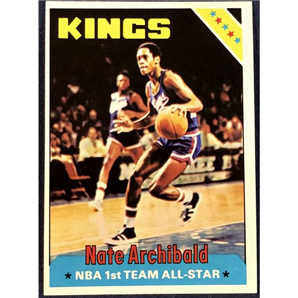 1975-76 TOPPS NATE ARCHIBALD (HOF)