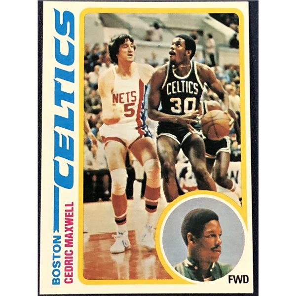 1978-79 TOPPS CEDRIC MAXWELL ROOKIE CARD