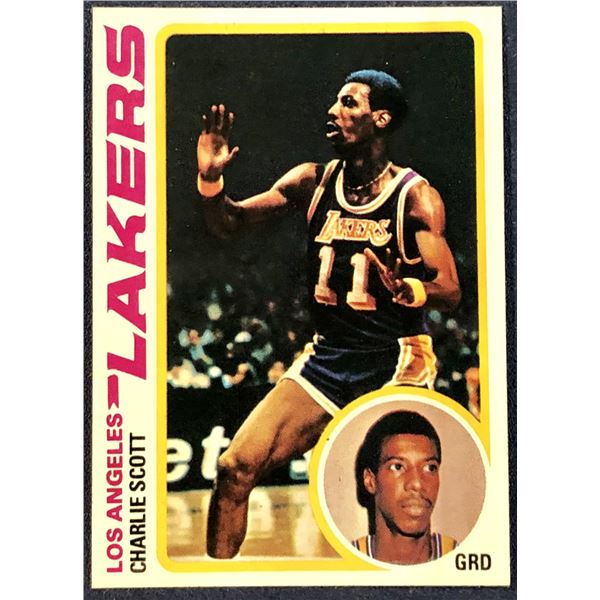 1978-79 TOPPS CHARLIE SCOTT (HOF)