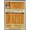 Image 2 : 1978-79 TOPPS CHARLIE SCOTT (HOF)
