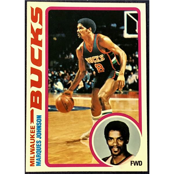 1978-79 TOPPS MARQUES JOHNSON ROOKIE CARD