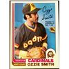 Image 1 : 1982 O-PEE-CHEE OZZIE SMITH (HOF)