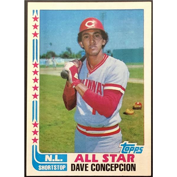 1982 TOPPS DAVEY CONCEPCION