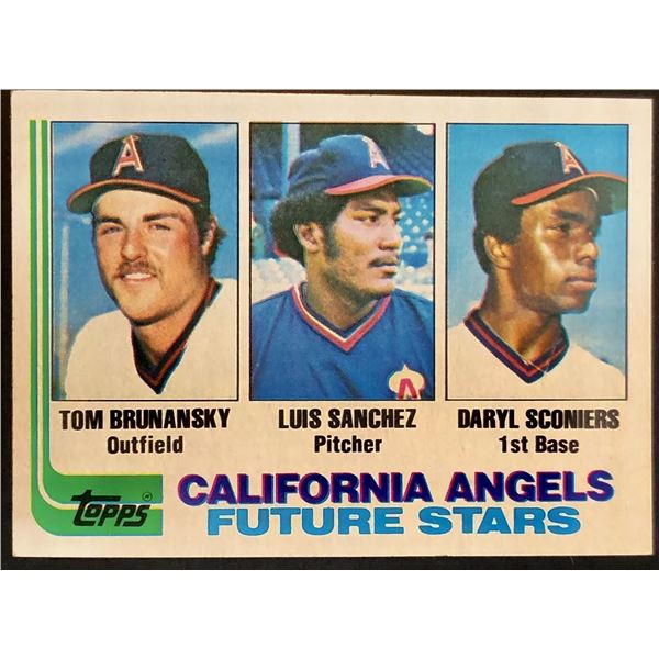 1982 TOPPS TOM BRUNANSKY ROOKIE CARD