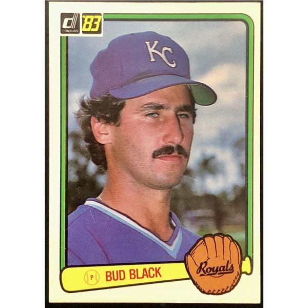 1983 DONRUSS BUD BLACK ROOKIE CARD