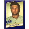 Image 1 : 1987 MEMPHIS CHICKS JIM EISENREICH ROOKIE CARD