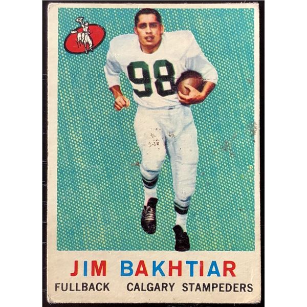 1959 O-PEE-CHEE CFL JIM BAKHTIAR