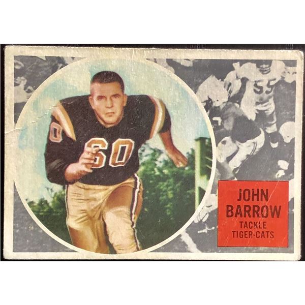 1960 O-PEE-CHEE CFL JOHN BARROW (HOF)