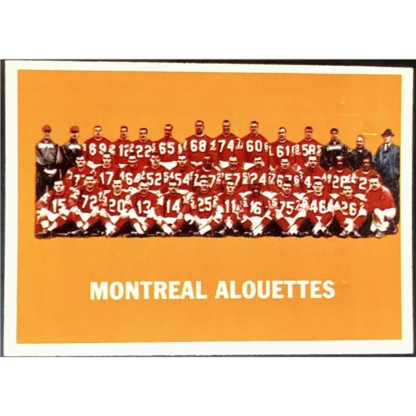 1964 O-PEE-CHEE CFL MONTREAL ALOUETTES