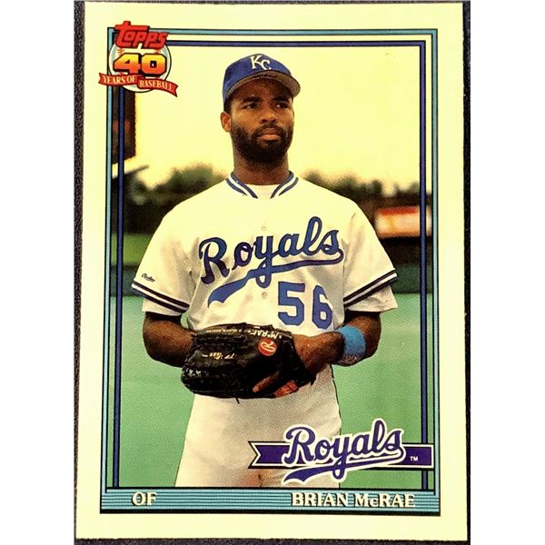 1990 O-PEE-CHEE BRIAN McRAE ROOKIE CARD