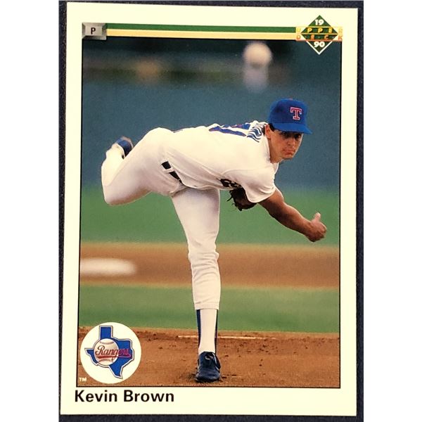 1990 UPPER DECK KEVIN BROWN ROOKIE CARD
