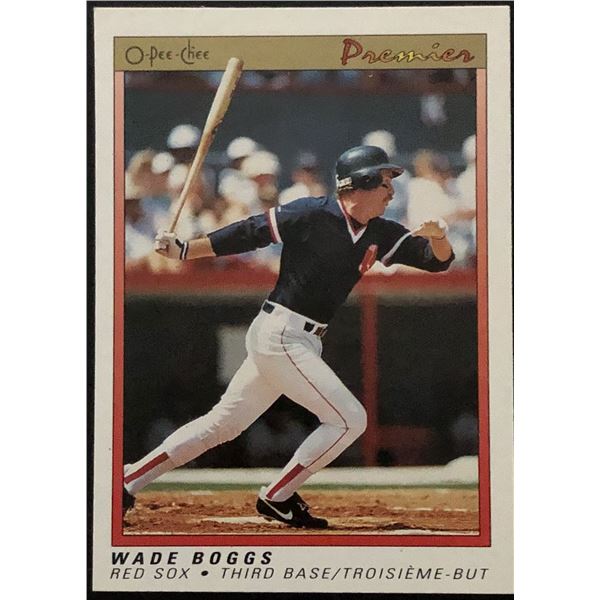 1991 O-PEE-CHEE PREMIER WADE BOGGS (HOF)