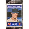 Image 1 : 1991 POST CEREAL KEVIN MAAS / LENNY DYKSTRA