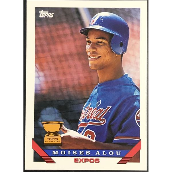 1993 TOPPS MOISES ALOU ROOKIE CARD