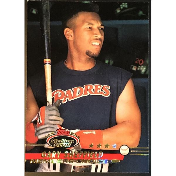 1993 TOPPS STADIUM CLUB GARY SHEFFIELD